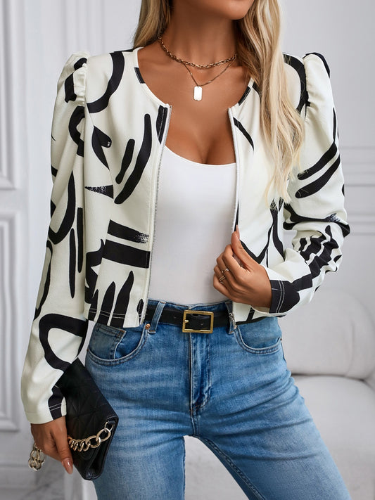 Zip Up Long Sleeve Jacket