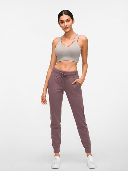 Millennia Double Take Tied Joggers with Pockets