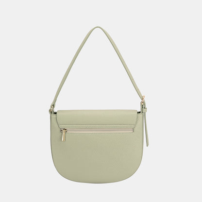 David Jones Metal Buckle Shoulder Bag